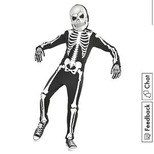 Boys Glow-in-the-Dark X-ray Skeleton Costume